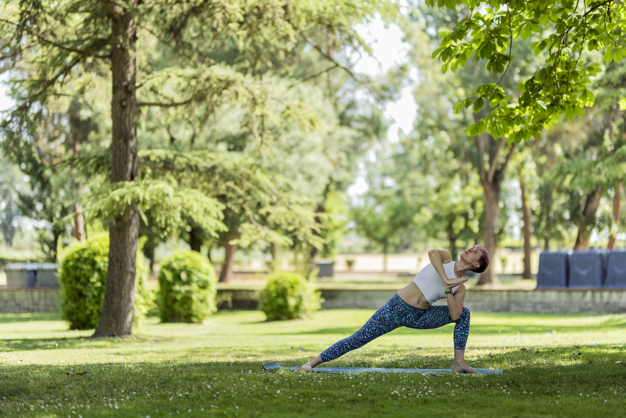 Yoga at morning